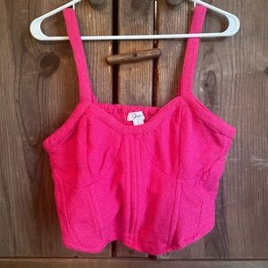 Japna Fuchsia Crop Top